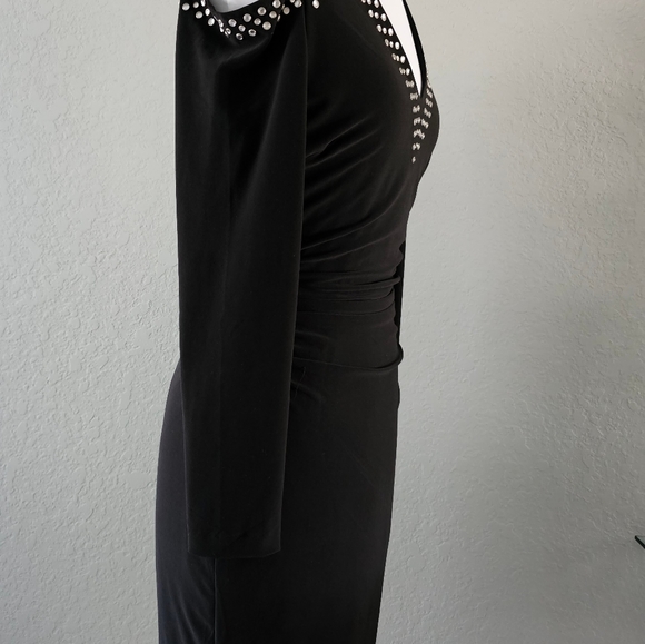 Cache Bodycon Dress Black Size 6 (NWOT) - Picture 12 of 13